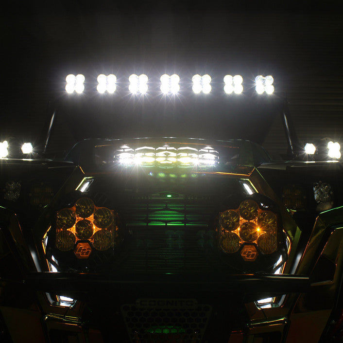 Baja Designs S8 10" Hood Mount Light Bar Kit 2018-21 Poalris RZR