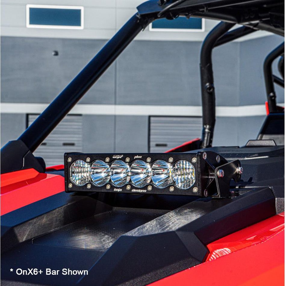 Baja Designs S8 10" Hood Mount Light Bar Kit 2020+ Polaris RZR