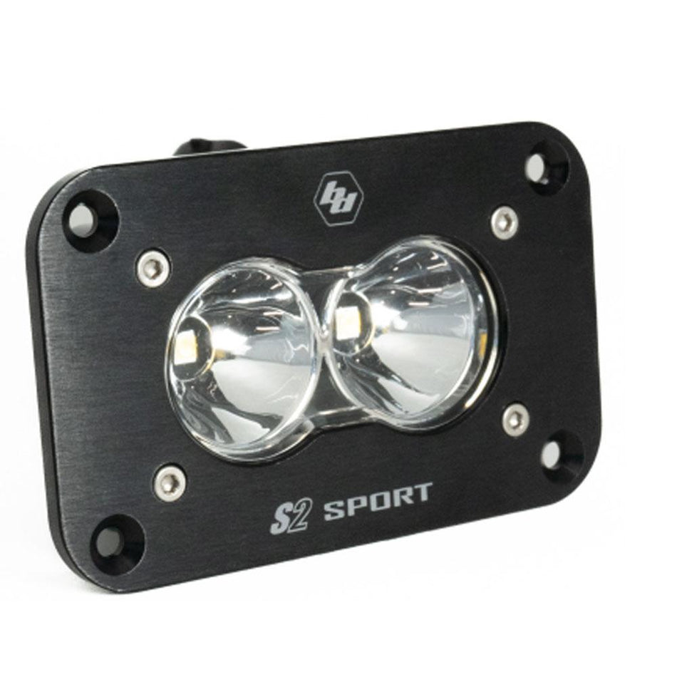 Baja Designs S2 Sport Black Flush Mount LED Auxiliary Light Pod