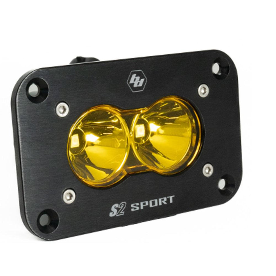 Baja Designs S2 Sport Black Flush Mount LED Auxiliary Light Pod