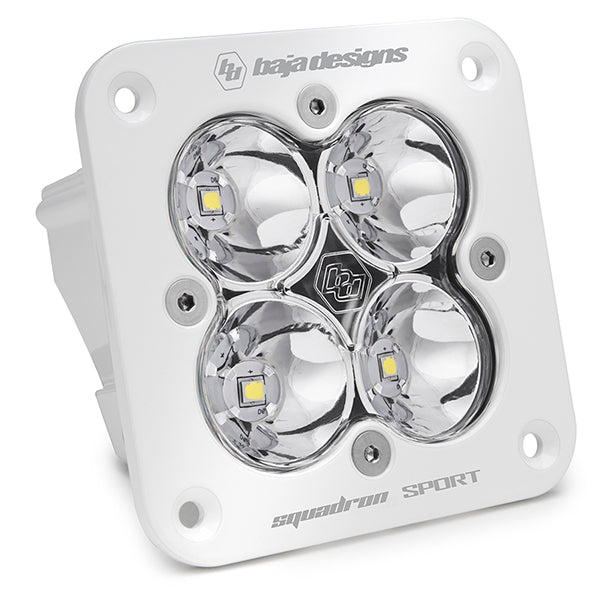 Baja Designs Squadron Sport White Flush Mount LED Auxiliary Light Pod