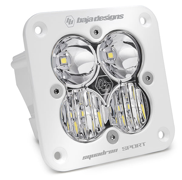 Baja Designs Squadron Sport White Flush Mount LED Auxiliary Light Pod