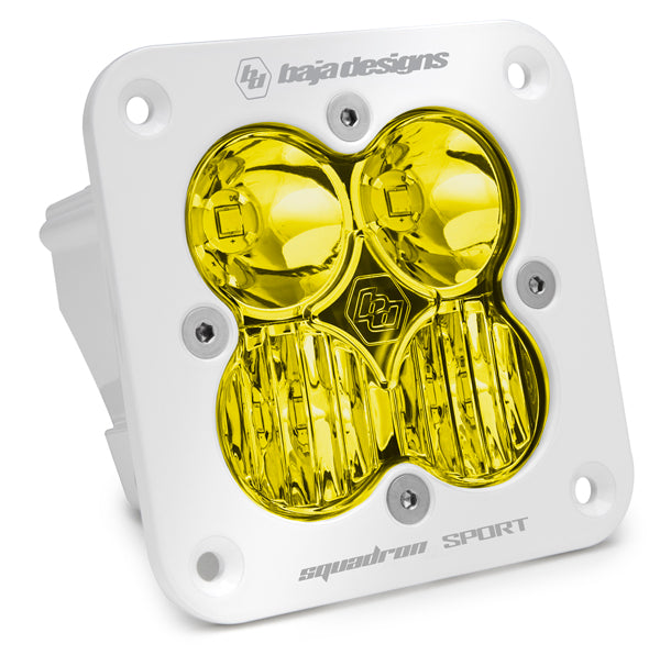 Baja Designs Squadron Sport White Flush Mount LED Auxiliary Light Pod