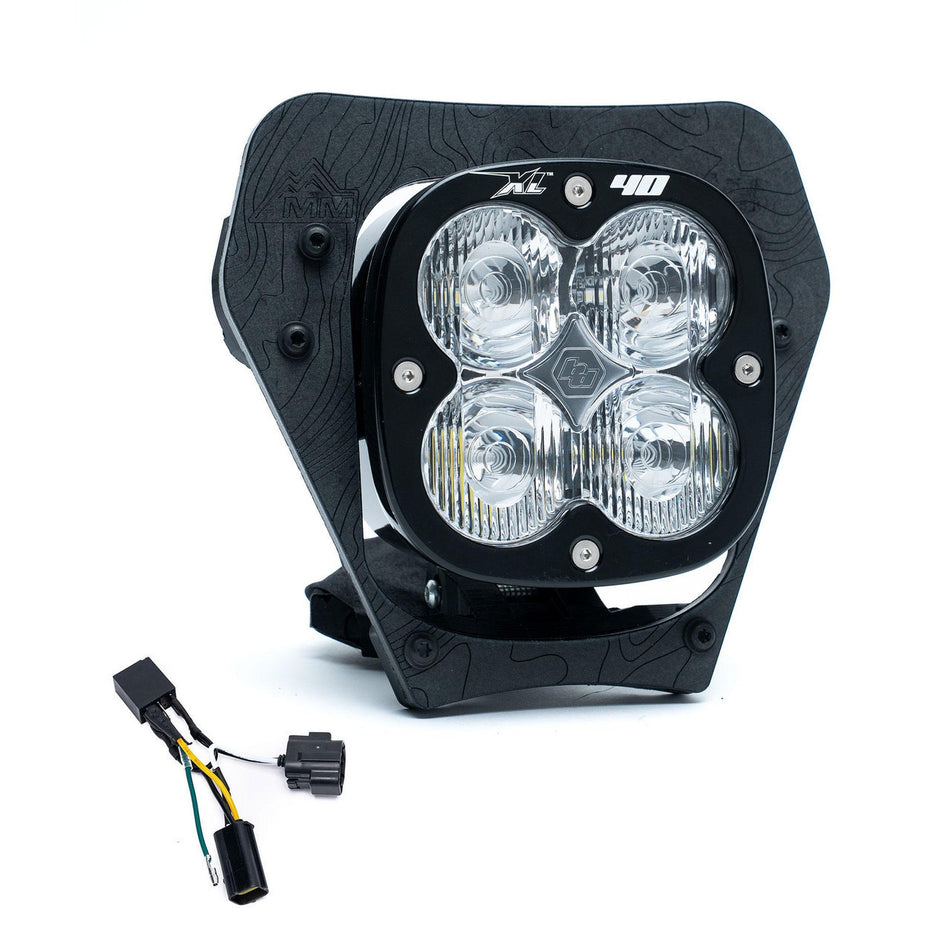 Baja Designs XL40 D/C LED Headlight Kit w/ Hi-Low Harness 2024+ KTM EXC-F