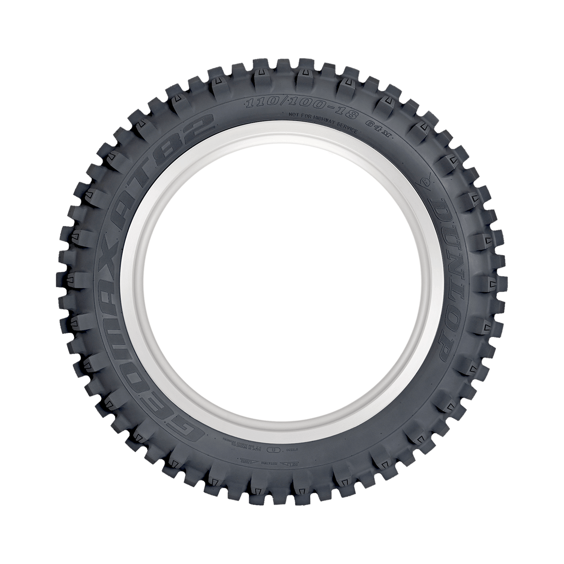 Dunlop geomax at82 bidirectionele zacht-harde terreinbanden