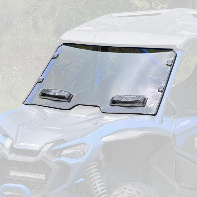 Seizmik Toolless Versa-Vent UV Resistant Polycarbonate Windshield Kit Honda Talon
