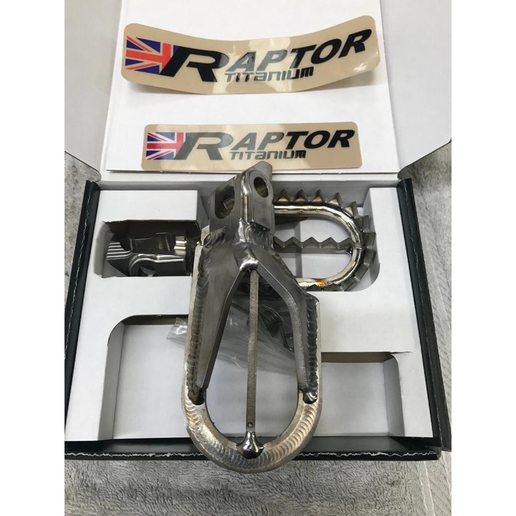 Raptor Apex Titanium 5mm Back Foot Pegs KTM/HUS 2023+ (-5MM) | RX023