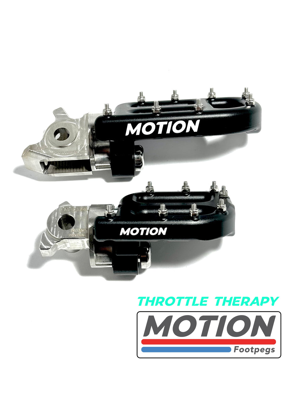 Motion Factory Racing 10mm Down/5mm Back Offset Footpegs 2017-23 KTM/Husky/GasGas/Stark | KGHD