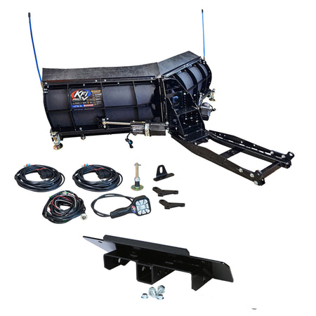 KFI Pro-V 80" Snowplow Kit Polaris Ranger Crew Pro XD/900/1000 - MojoMotoSport.com