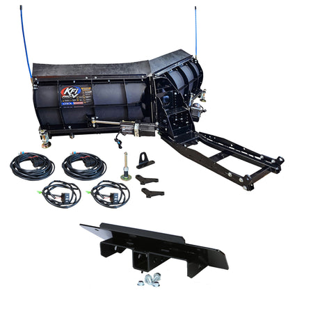KFI Pro-V 80" Snowplow Kit Polaris Ranger Crew Pro XD/900/1000 - MojoMotoSport.com