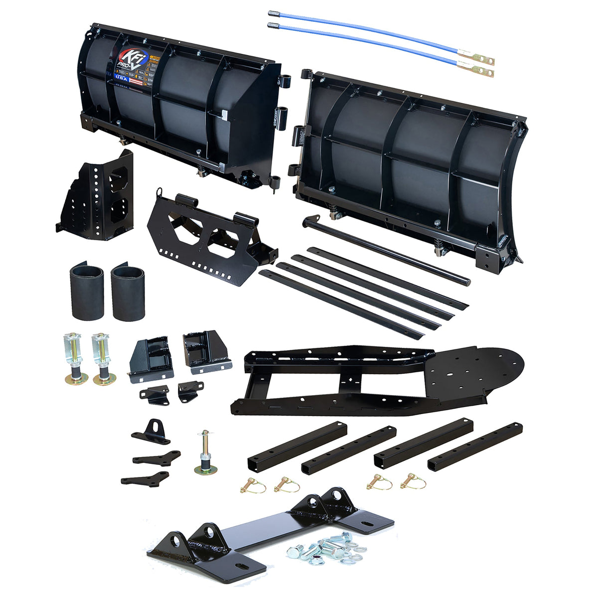 KFI V-Plow Snowplow Kit fits 2016-on Honda Pioneer 1000, 1000-5, 1000-6 - MojoMotoSport.com