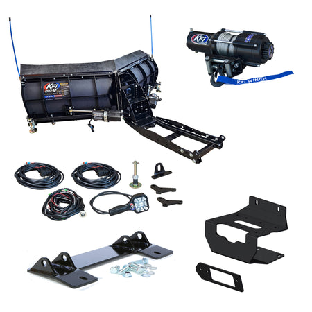 KFI V-Plow Snowplow Kit fits 2016-on Honda Pioneer 1000, 1000-5, 1000-6 - MojoMotoSport.com