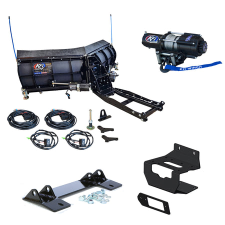 KFI V-Plow Snowplow Kit fits 2016-on Honda Pioneer 1000, 1000-5, 1000-6 - MojoMotoSport.com