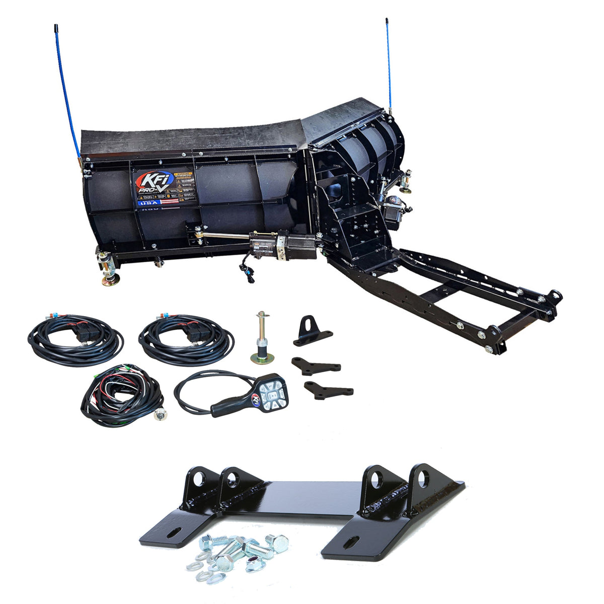 KFI Pro-V Snowplow Kit Can-Am Defender HD5 HD7 HD8 HD9 HD10 - MojoMotoSport.com