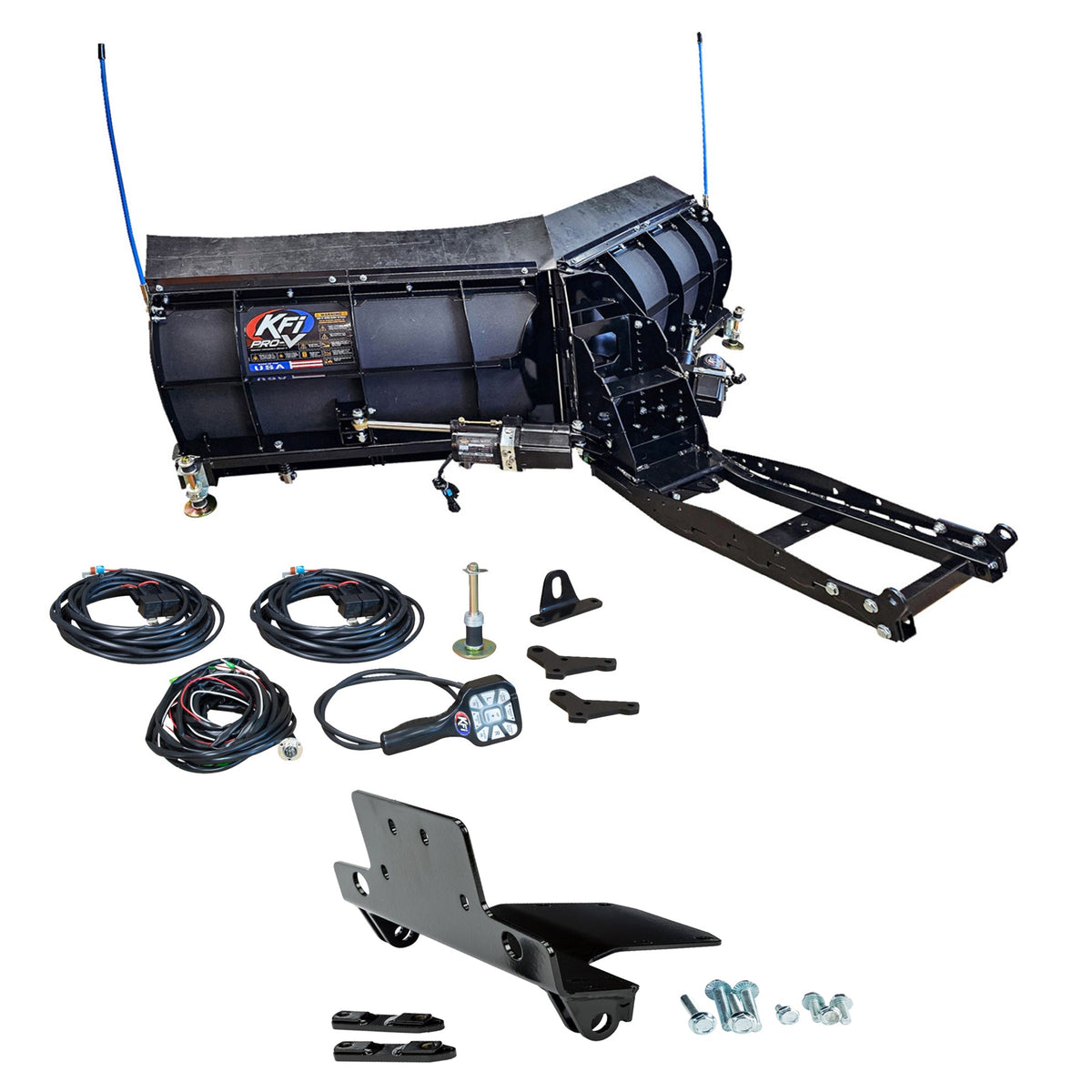 KFI V-Pro Snowplow Kit CF - Moto UFORCE 1000/1000XL - MojoMotoSport.com
