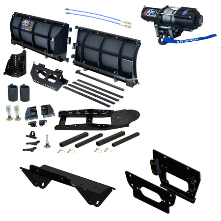KFI 80" Pro-V Snowplow Kit fits Kawasaki Teryx KRX 1000 & KRX 4 1000 - MojoMotoSport.com