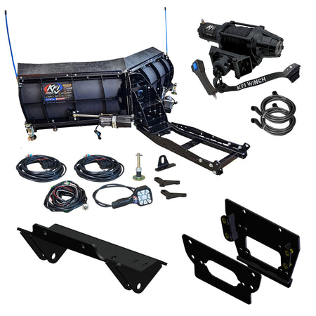 KFI 80" Pro-V Snowplow Kit fits Kawasaki Teryx KRX 1000 & KRX 4 1000 - MojoMotoSport.com