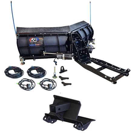 KFI 80" Pro-V Snowplow Kit Polaris Ranger XP 1000 High Lifter & Waterfowl/Big Game Edition - MojoMotoSport.com
