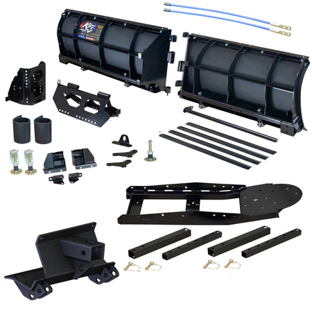 KFI 80" Pro-V Snowplow Kit Polaris Ranger XP 1000 High Lifter & Waterfowl/Big Game Edition - MojoMotoSport.com
