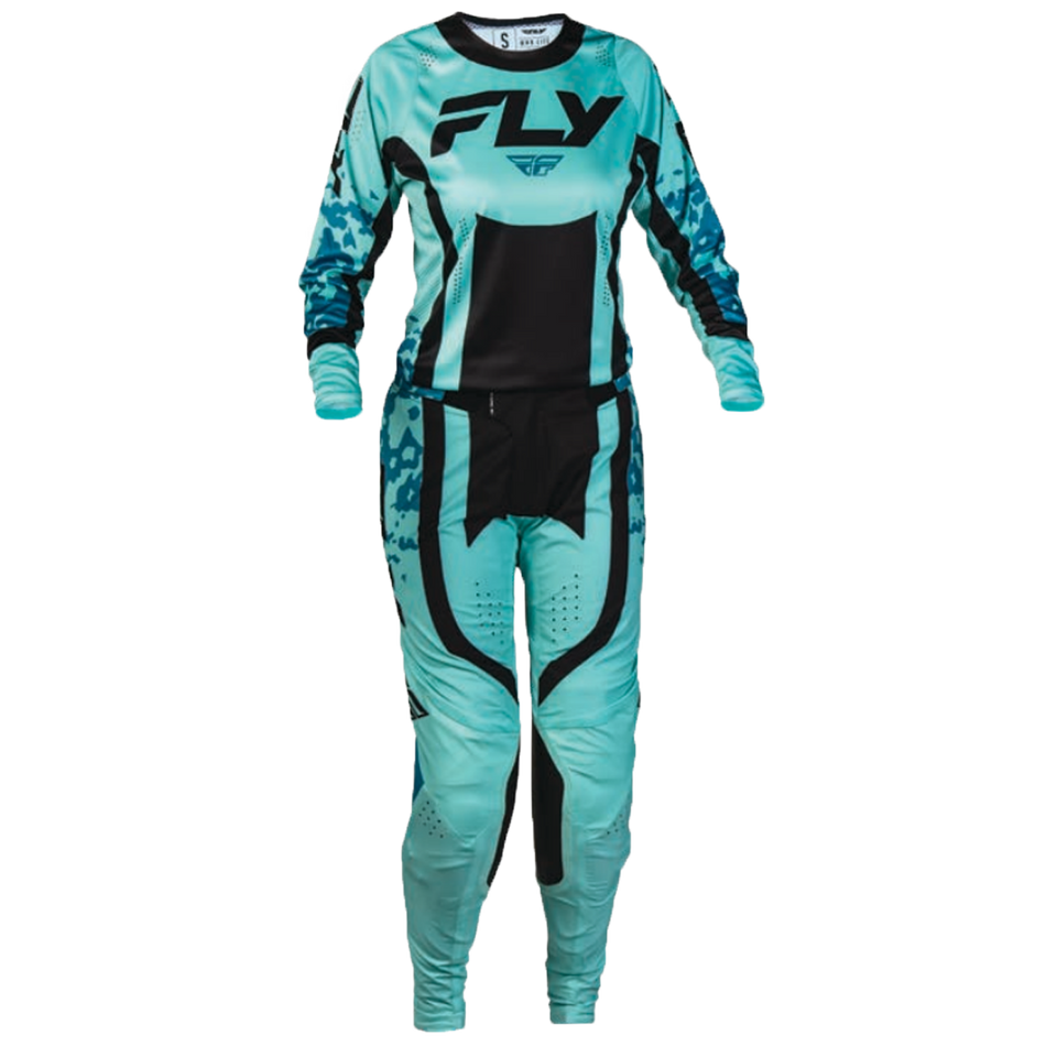 Fly Racing 2027 Women's Lite Flake Gearset - Aqua/Teal/Black