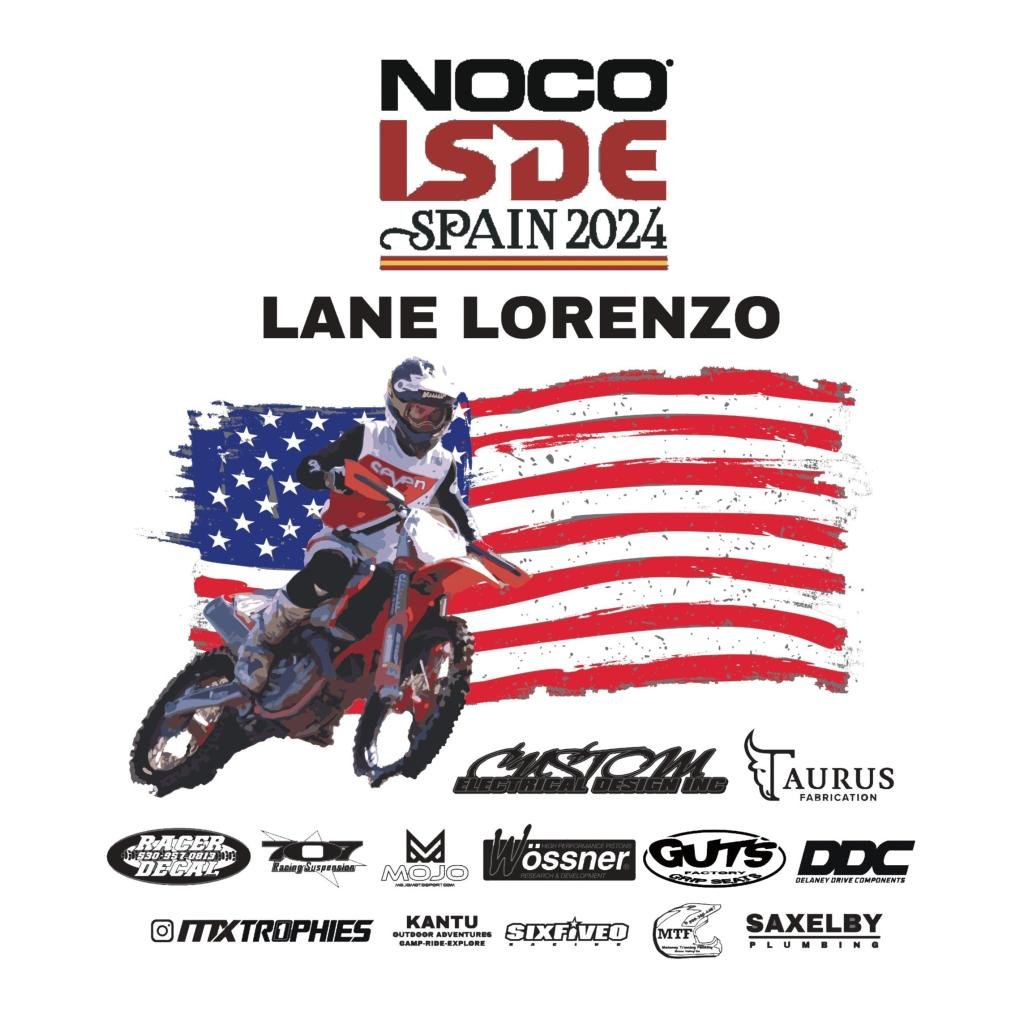 Lane Lorenzo ISDE Spain 2024 T-Shirt [Pre-Order]