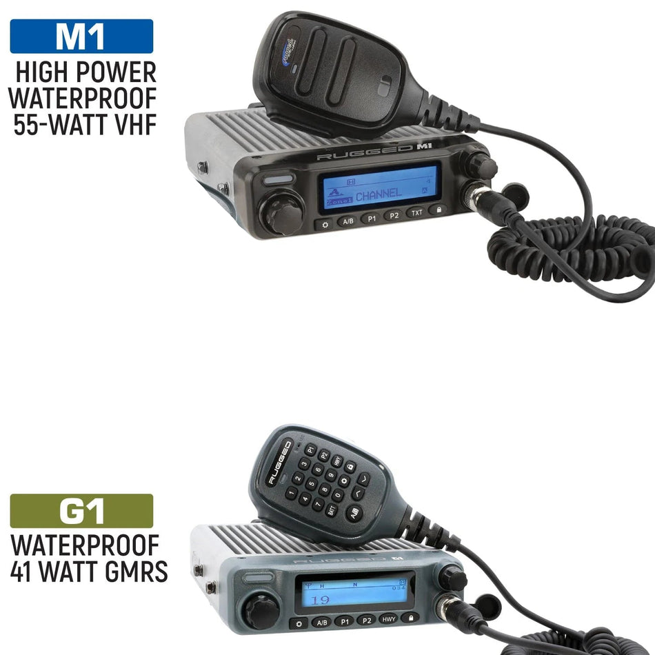 Rugged Radios Two-Way GMRS Mobile Radio Kit Ford Raptor
