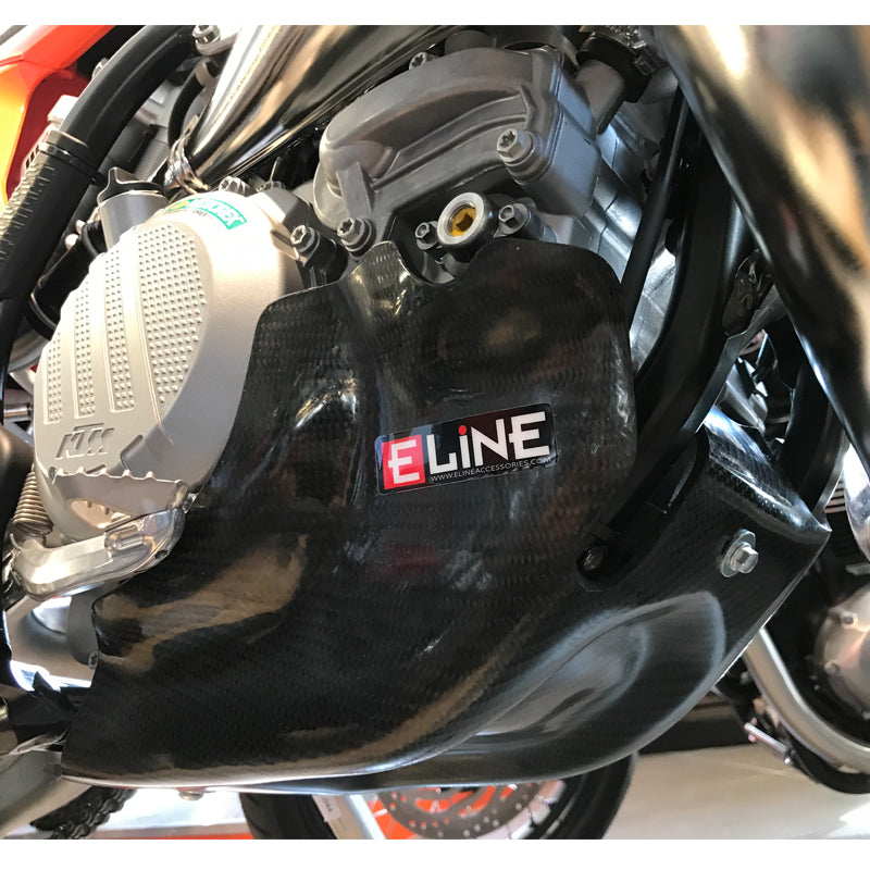 E-Line - KTM/Husqvarna 250/300 Carbon Fiber Skid Plate ('19-'22) | MSP25017C