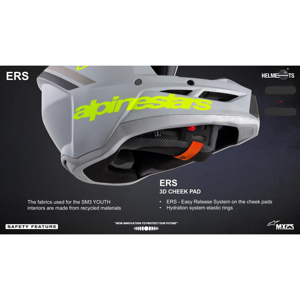 Alpinestars 2025 S-M3 Youth Helmets