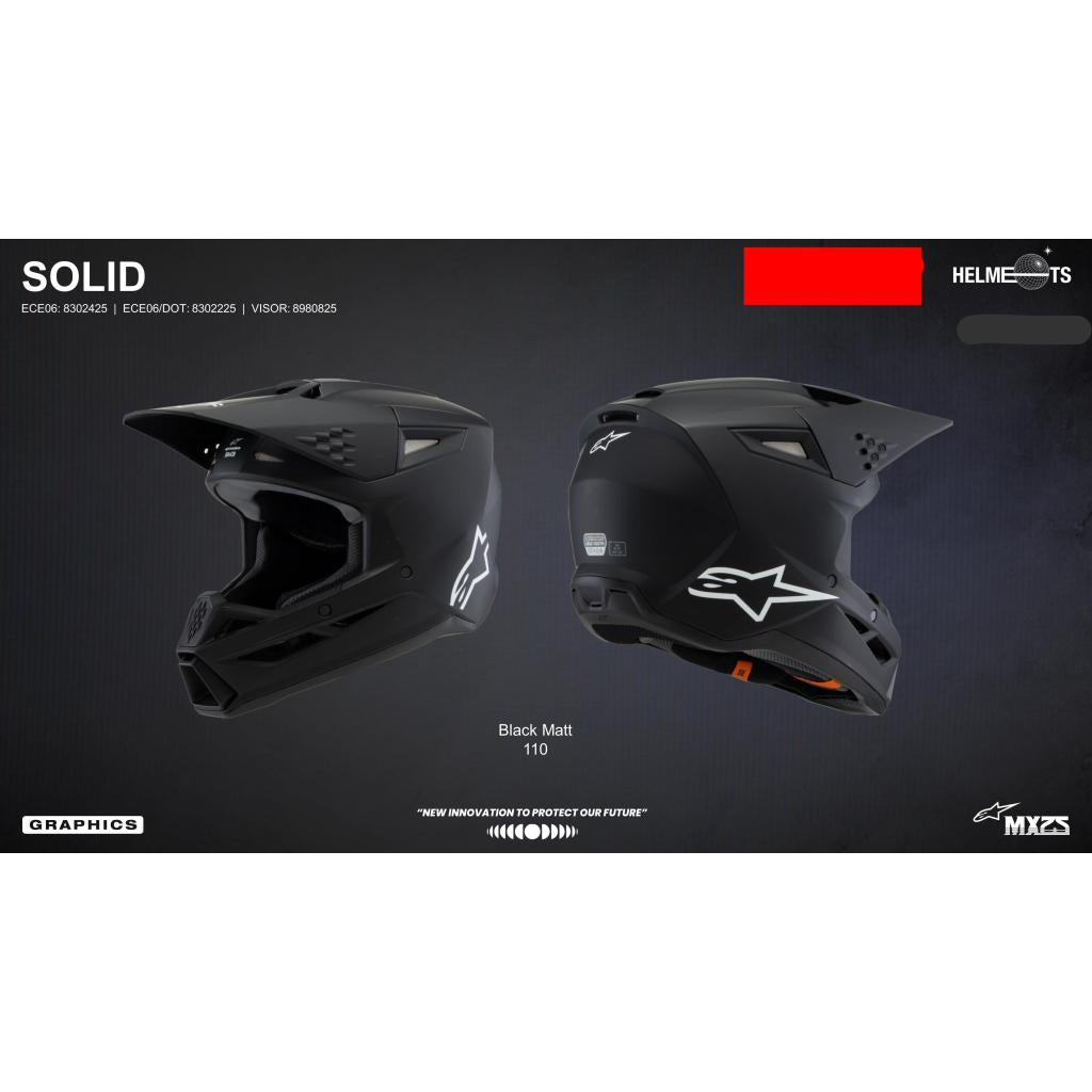 Alpinestars 2025 S-M3 Youth Helmets