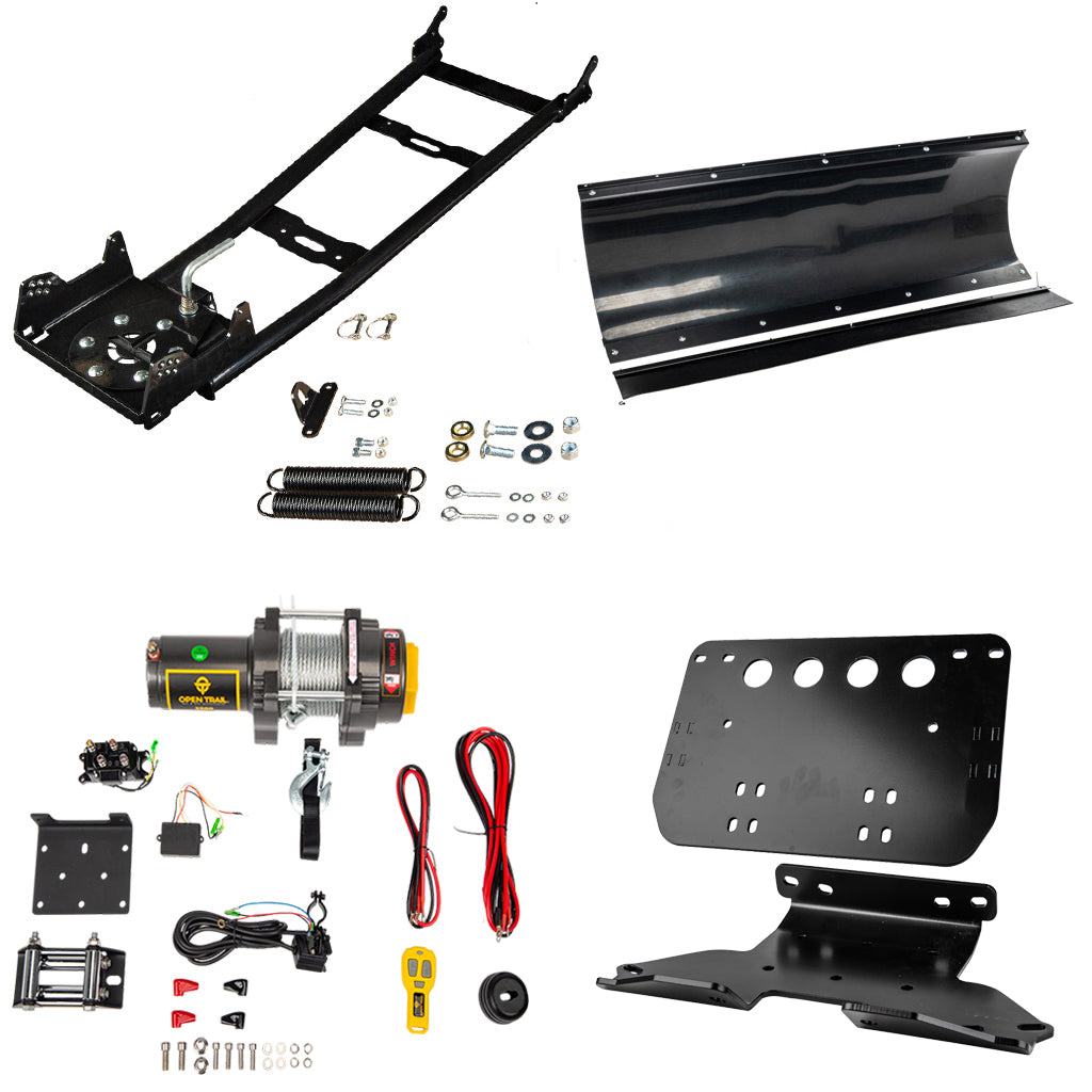 Open Trail Snowplow Kit Kawasaki 650/750 Brute Force (2005 - 2024) - MojoMotoSport.com