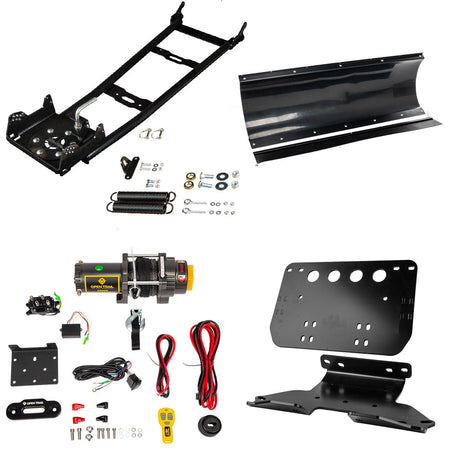 Open Trail Snowplow Kit Kawasaki 650/750 Brute Force (2005 - 2024) - MojoMotoSport.com