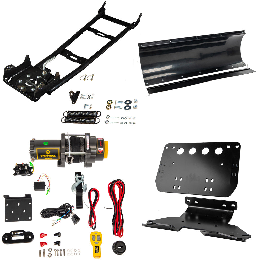 Open Trail Snowplow Kit Kawasaki 650/750 Brute Force (2005 - 2024) - MojoMotoSport.com