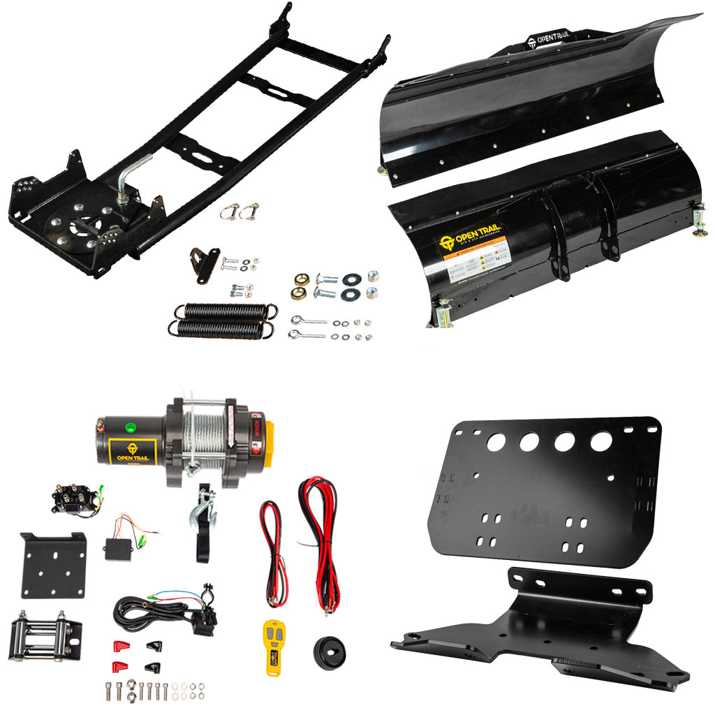 Open Trail Snowplow Kit Kawasaki 650/750 Brute Force (2005 - 2024) - MojoMotoSport.com