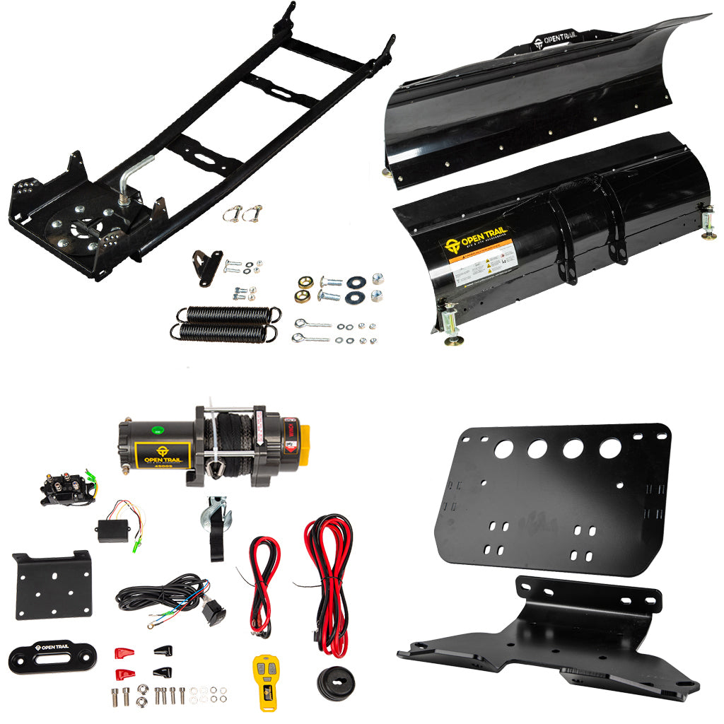 Open Trail Snowplow Kit Kawasaki 650/750 Brute Force (2005 - 2024) - MojoMotoSport.com