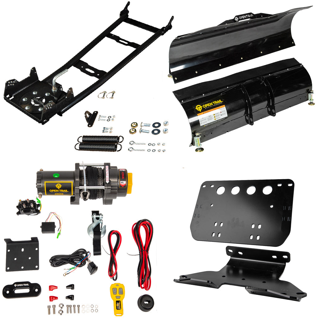 Open Trail Snowplow Kit Kawasaki 650/750 Brute Force (2005 - 2024) - MojoMotoSport.com