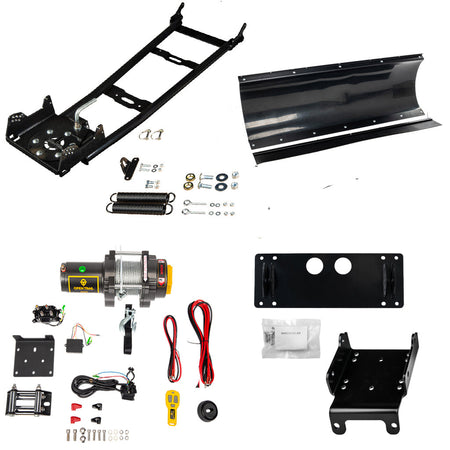 Open Trail Snowplow Kit Suzuki 450, 500, 700, 750 King Quad ATV - MojoMotoSport.com