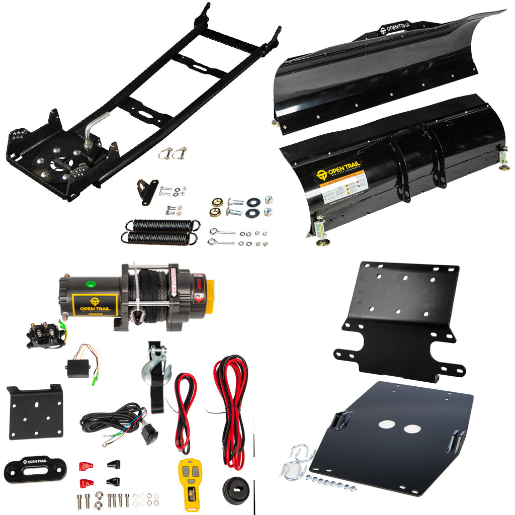 KFI Snowplow Kit fits 1995 - 2003 Honda Foreman TRX400 (FM*FW) & 1998 - 2004 Foreman TRX450 (FM*FE*ES*S) ATV - MojoMotoSport.com