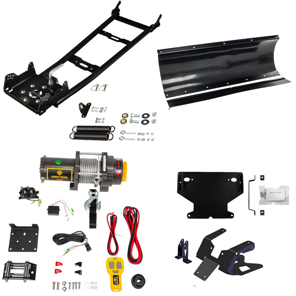 Open Trail Snowplow Kit fits various Can-Am Renegade 500/570/650/800/850/1000 ATV - MojoMotoSport.com