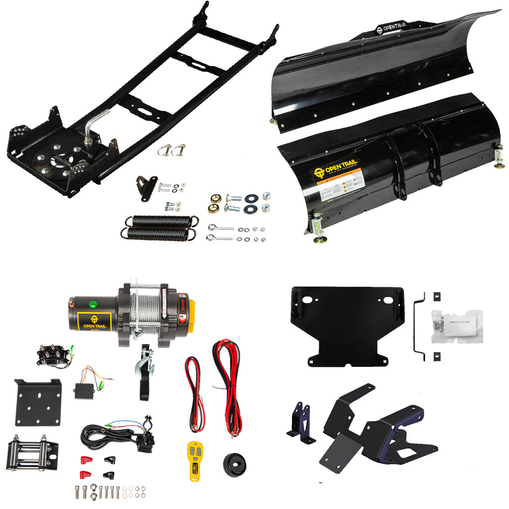 Open Trail Snowplow Kit fits various Can-Am Renegade 500/570/650/800/850/1000 ATV - MojoMotoSport.com