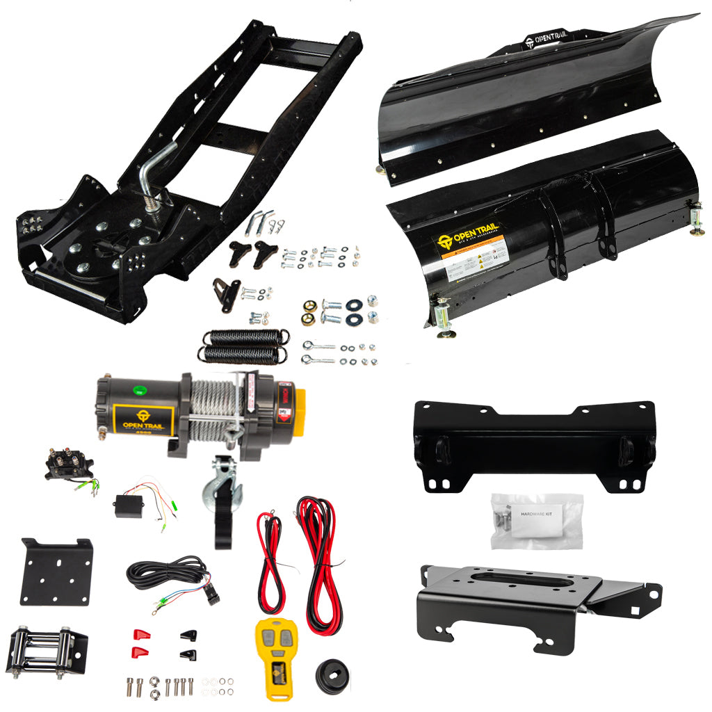 Open Trail Snowplow Kit Polaris Ranger 1000 - MojoMotoSport.com