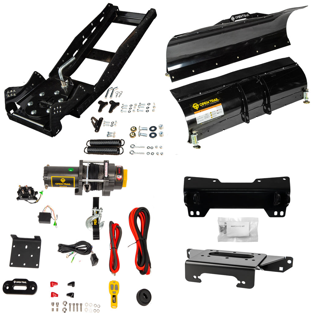 Open Trail Snowplow Kit Polaris Ranger 1000 - MojoMotoSport.com