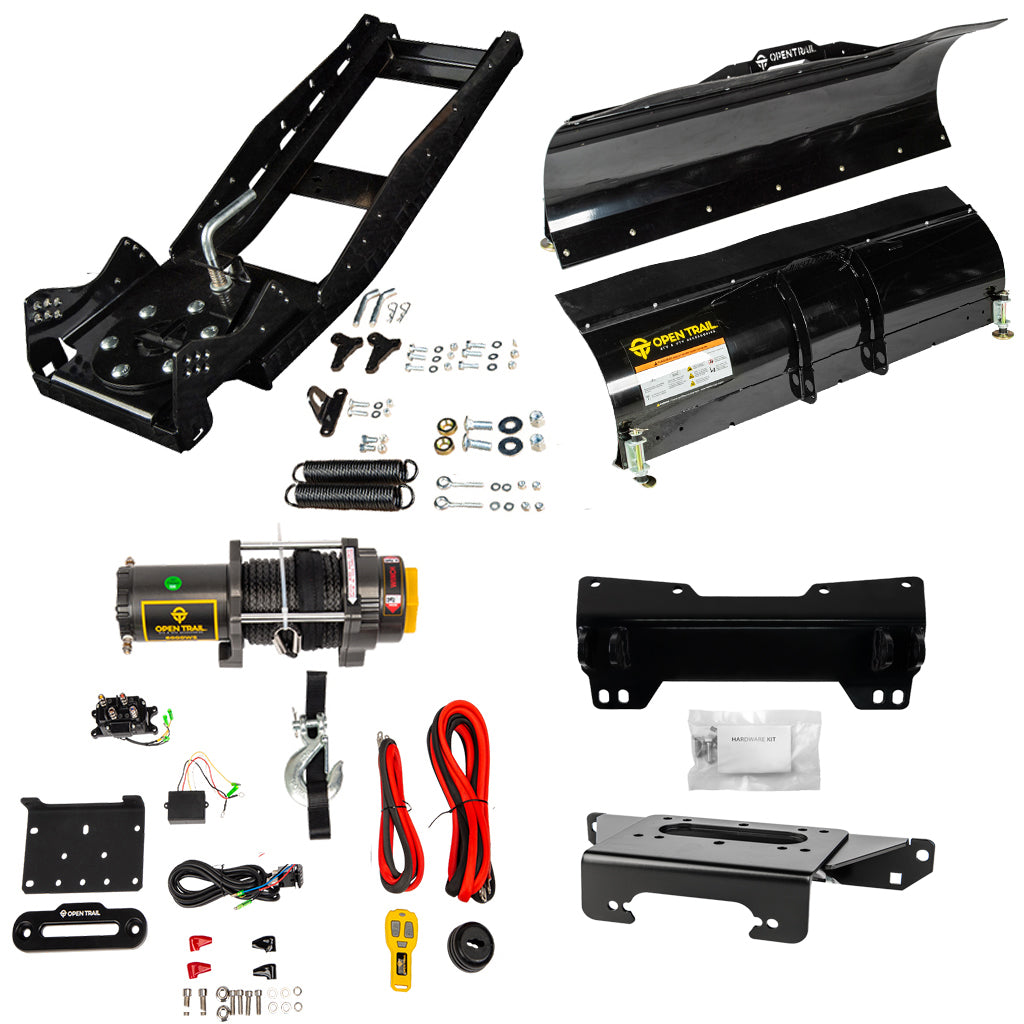 Open Trail Snowplow Kit Polaris Ranger 1000 - MojoMotoSport.com