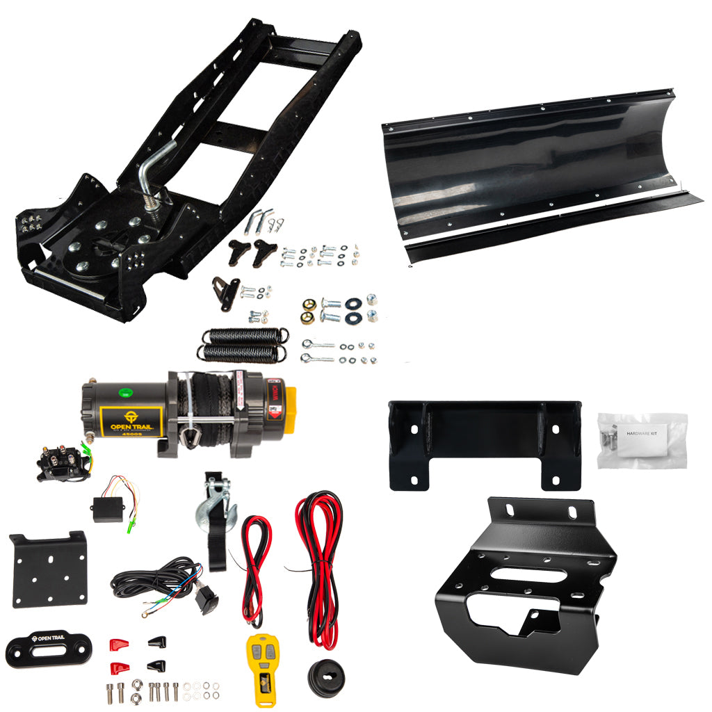 Open Trail Snowplow Kit 2016-up Pioneer 1000, 1000-5, 1000-6 - MojoMotoSport.com