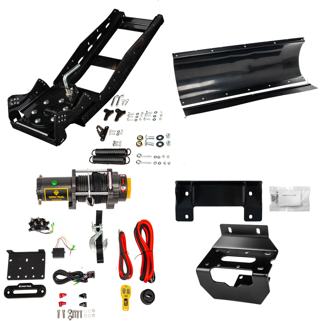 Open Trail Snowplow Kit 2016-up Pioneer 1000, 1000-5, 1000-6 - MojoMotoSport.com