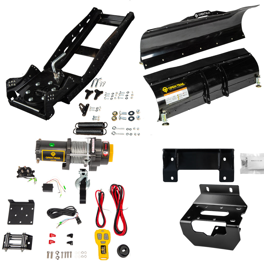 Open Trail Snowplow Kit 2016-up Pioneer 1000, 1000-5, 1000-6 - MojoMotoSport.com