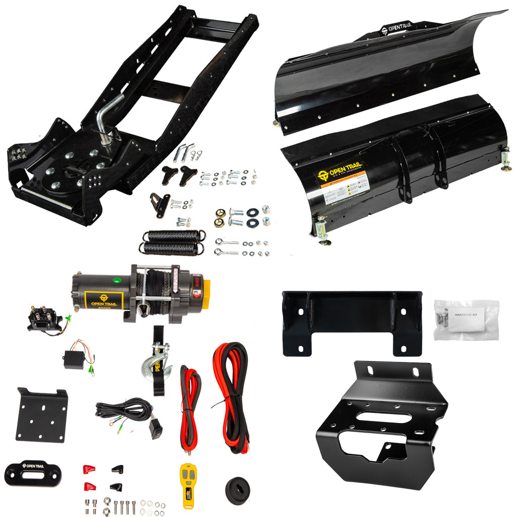Open Trail Snowplow Kit 2016-up Pioneer 1000, 1000-5, 1000-6 - MojoMotoSport.com