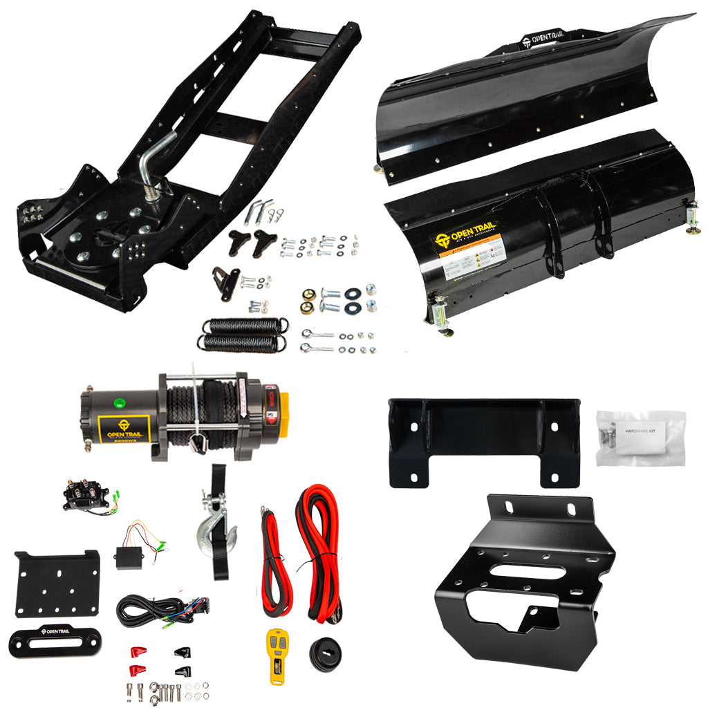 Open Trail Snowplow Kit 2016-up Pioneer 1000, 1000-5, 1000-6 - MojoMotoSport.com
