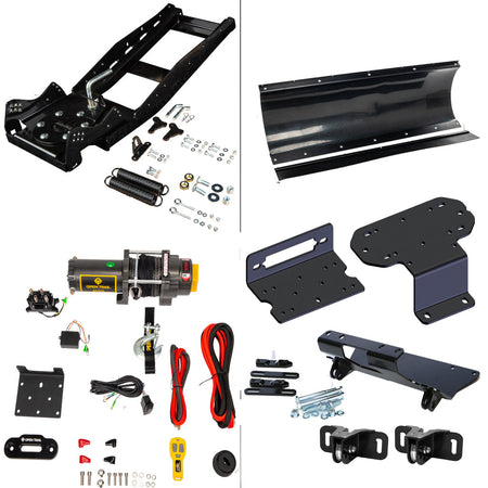 Open Trail Snowplow Kit fits Yamaha Rhino 450, 660, 700 - MojoMotoSport.com
