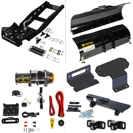 Open Trail Snowplow Kit fits Yamaha Rhino 450, 660, 700 - MojoMotoSport.com