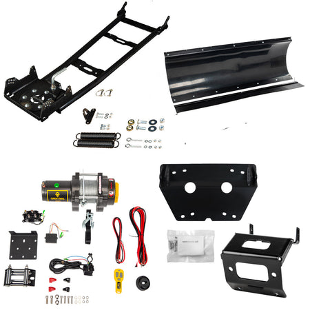 KFI Snowplow Kit fits 2014+ Honda TRX 500/520 Foreman & Rubicon & 2015+ TRX420 Rancher ATV - MojoMotoSport.com